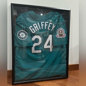 Framed New Authentic Mitchell and Ness Ken Griffey Jr jersey